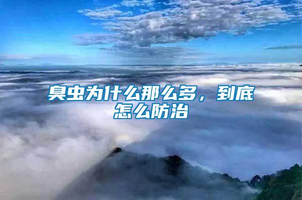 臭蟲為什么那么多，到底怎么防治