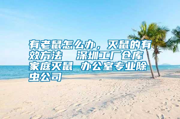 有老鼠怎么辦，滅鼠的有效方法  深圳工廠倉庫 家庭滅鼠 辦公室專業除蟲公司