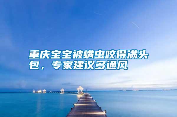 重慶寶寶被螨蟲咬得滿頭包，專家建議多通風