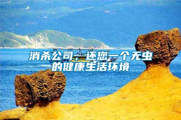 消殺公司，還您一個無蟲的健康生活環境