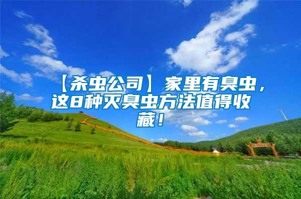 【殺蟲公司】家里有臭蟲，這8種滅臭蟲方法值得收藏！