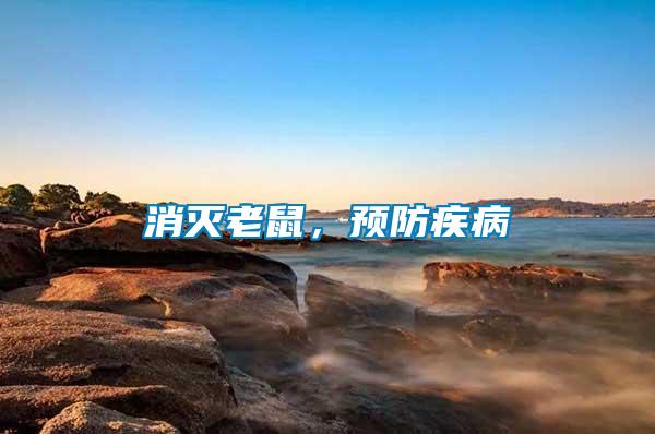 消滅老鼠，預防疾病