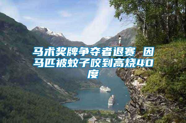 馬術(shù)獎(jiǎng)牌爭奪者退賽 因馬匹被蚊子咬到高燒40度