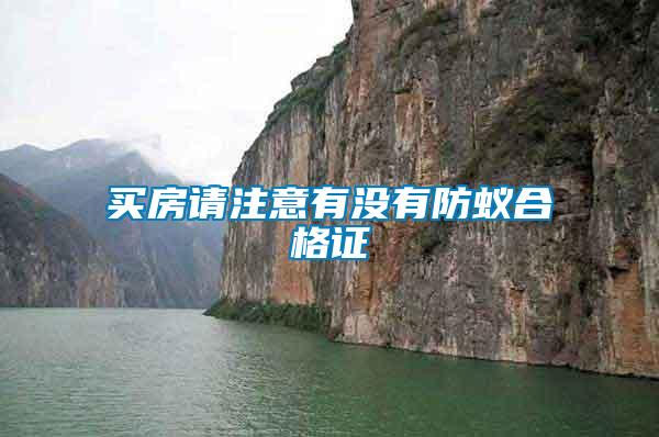 買房請(qǐng)注意有沒有防蟻合格證