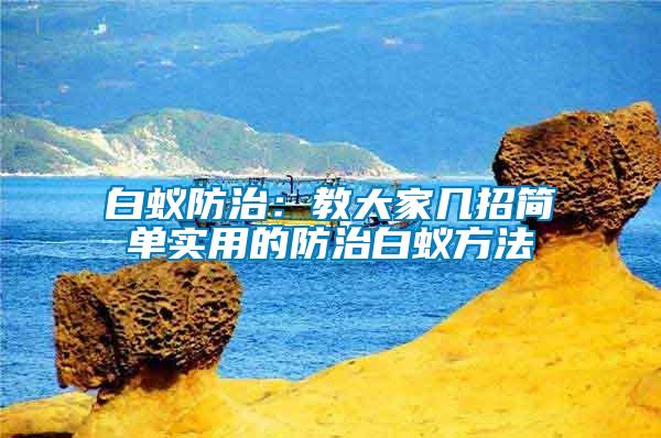 白蟻防治:教大家?guī)渍泻唵螌?shí)用的防治白蟻方法