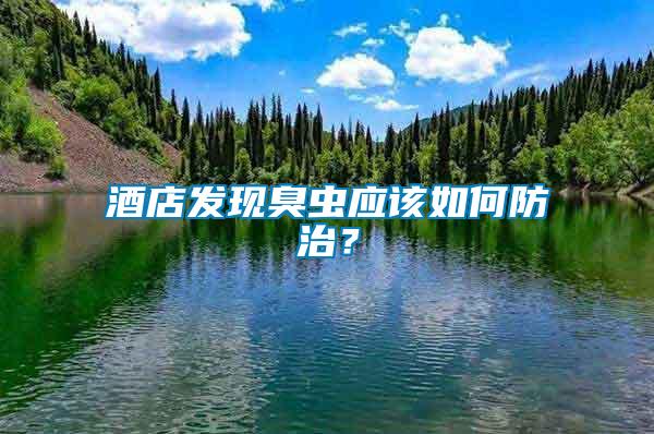 酒店發現臭蟲應該如何防治？