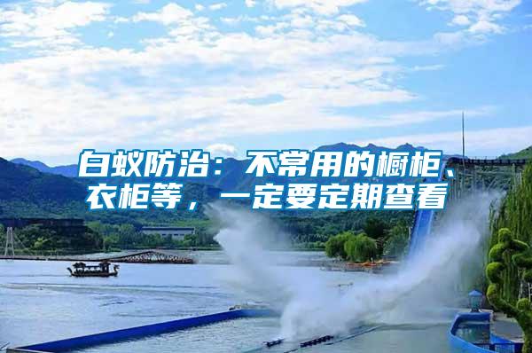 白蟻防治：不常用的櫥柜、衣柜等，一定要定期查看
