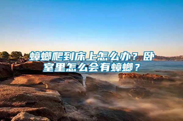 蟑螂爬到床上怎么辦？臥室里怎么會(huì)有蟑螂？