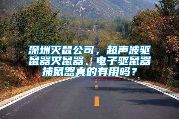 深圳滅鼠公司，超聲波驅鼠器滅鼠器、電子驅鼠器捕鼠器真的有用嗎？