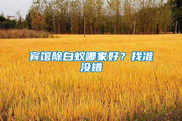 賓館除白蟻哪家好？找準沒錯